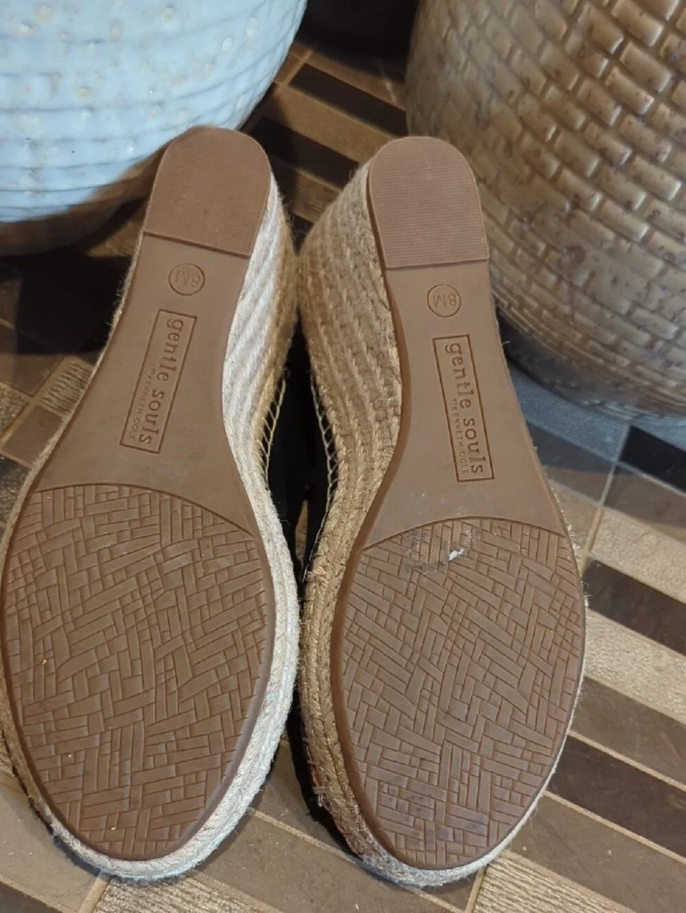 Black Strappy Slingback Women’s Espadrille Sandals